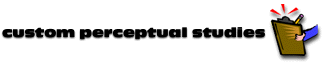 custom perceptual studies